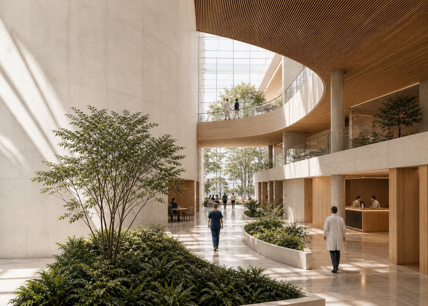 Warm, light-filled Novara care environment