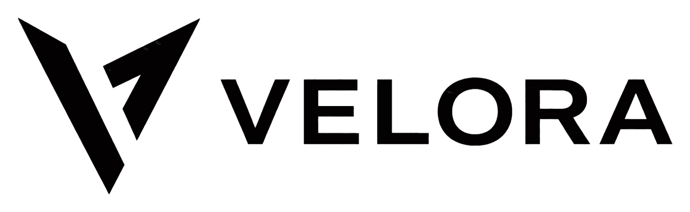 Velora AI identity logo